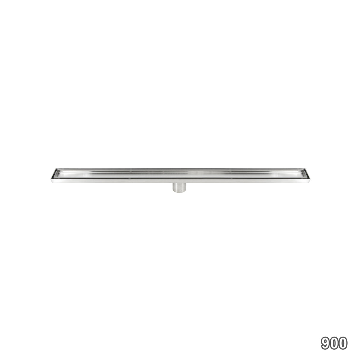 900mm Tile Insert Bathroom Shower Stainless Steel Grate Drain w/Centre outlet Floor Waste