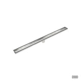 900mm Tile Insert Bathroom Shower Stainless Steel Grate Drain w/Centre outlet Floor Waste - Low Angle