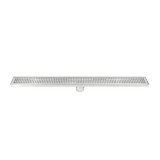 800mm Bathroom Shower Stainless Steel Grate Drain w/Centre outlet Floor Waste - 45-Degree Angle