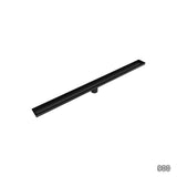 900mm Tile Insert Bathroom Shower Black Grate Drain w/Centre outlet Floor Waste - Extra Image