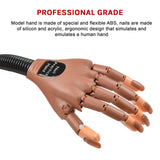 Practice Hand Model for Nail Art Training and Display Manicure with false nails - Extra Image