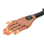 Practice Hand Model for Nail Art Training and Display Manicure with false nails