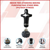 180cm Free Standing Boxing Punching Bag Stand MMA UFC Kick Fitness - Front View