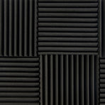 40pcs Studio Acoustic Foam Sound Absorbtion Proofing Panels Tiles Wedge 30X30CM