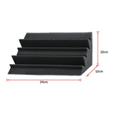 20pcs Studio Acoustic Foam Corner Bass Trap Sound Absorption Treatment Proofing - Low Angle