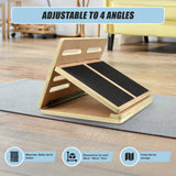 Slant Board Calf Stretcher Incline Stretch as Used in Egoscue Method - Rear View