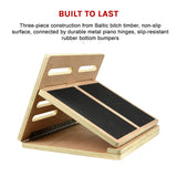 Slant Board Calf Stretcher Incline Stretch as Used in Egoscue Method