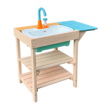 Childrens Outdoor Play Mud Kitchen Sand Pit - Side View