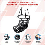 Basketball Return Net - Ball Returner Basketball Rebounder - Front View