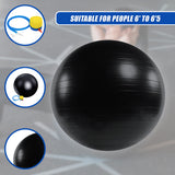 75cm Static Strength Exercise Stability Ball with Pump