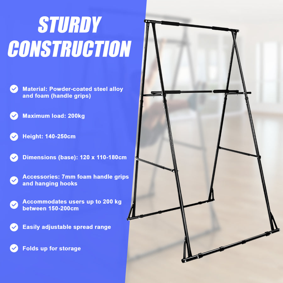Pull-up Bar Free Standing Pull up Stand Sturdy Frame Indoor Pull Ups Machine