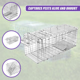 Trap Humane Possum Cage Live Animal Safe Catch Rabbit Cat Hare Fox Bird