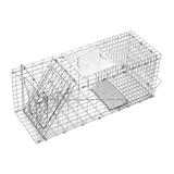 Trap Humane Possum Cage Live Animal Safe Catch Rabbit Cat Hare Fox Bird - Rear View