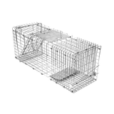 Trap Humane Possum Cage Live Animal Safe Catch Rabbit Cat Hare Fox Bird - Close-Up Angle