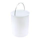 Kitchen Swing Pull Out Bin Stainless Steel Garbage Rubbish Waste Trash Can 14L - Top-Down View