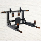 Heavy Duty Wall Mounted Power Station Pull Up Dip Knee Raise Bar
