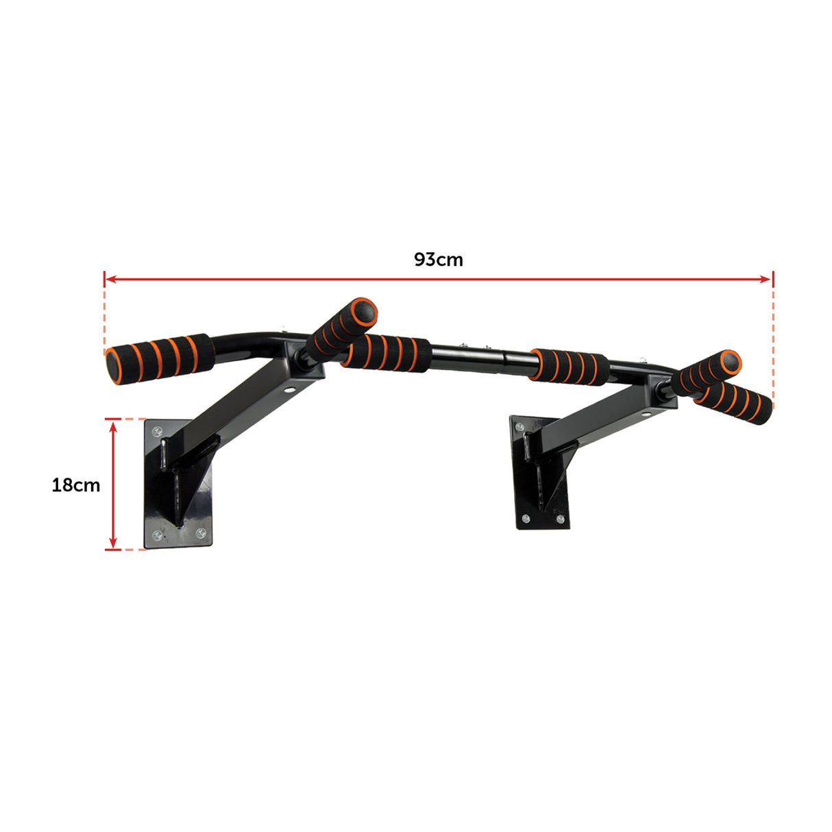 Heavy Duty Pull Up Bar Home Gym Chin Up Bar Wall Ceiling Mount