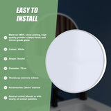 70cm Round Wall Mirror Bathroom Makeup Mirror by Della Francesca