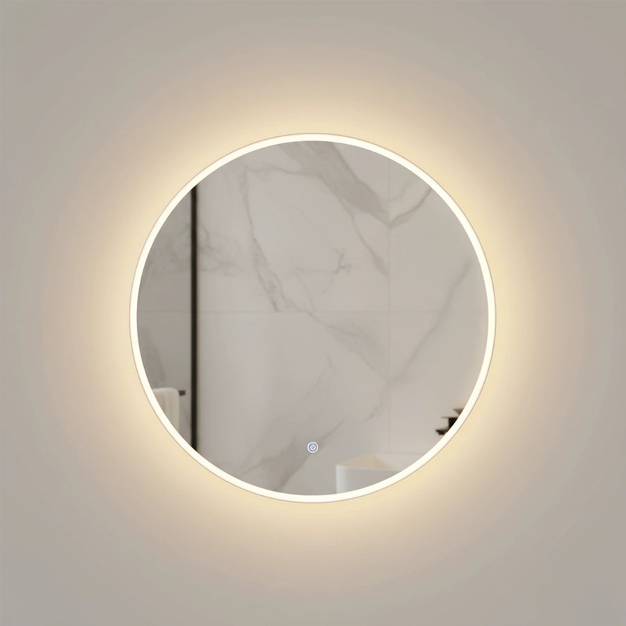 50cm LED Wall Mirror Bathroom Mirrors Light Decor Round
