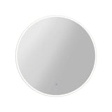 60cm LED Wall Mirror Bathroom Mirrors Light Decor Round - Front View