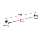Classic Chrome Towel Bar Rail Bathroom - Extra Image