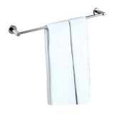Classic Chrome Towel Bar Rail Bathroom - 45-Degree Angle