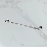 Classic Chrome Towel Bar Rail Bathroom - Rear View