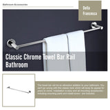 Classic Chrome Towel Bar Rail Bathroom - Extra Image