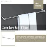 Single Towel Rail - 615mm - Extra Image