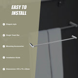 Single Towel Rail - 615mm - Extra Image
