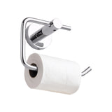 Classic Chrome Toilet Paper Holder Bathroom - Close-Up Angle