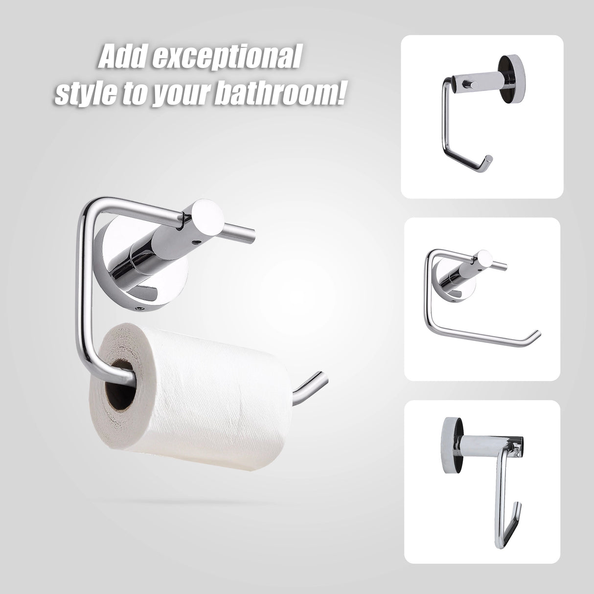 Classic Chrome Toilet Paper Holder Bathroom