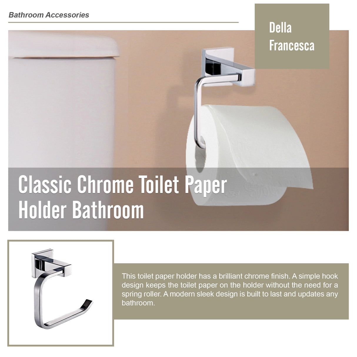 Chrome Toilet Paper Holder