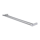 Double Towel Rail Grade 304 Stainless Steel 620mm - Close-Up Angle