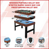 4FT 3-in-1 Games Foosball Soccer Hockey Pool Table - Close-Up Angle