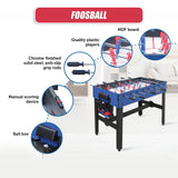 4FT 12-in-1 Combo Games Tables Foosball Soccer Basketball Hockey Pool Table Tennis - Extra Image