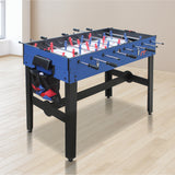 4FT 12-in-1 Combo Games Tables Foosball Soccer Basketball Hockey Pool Table Tennis - Extra Image