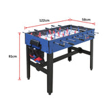 4FT 12-in-1 Combo Games Tables Foosball Soccer Basketball Hockey Pool Table Tennis - Extra Image