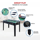 Foosball Soccer Table 4FT Tables Football Game Home Party Gift - Rear View