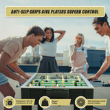 Foosball Soccer Table 4FT Tables Football Game Home Party Gift - Close-Up Angle