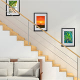 Photo Frames Collage Black A3 Picture Frame Wall Set Home Decor 3PCS