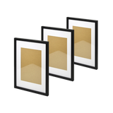 Photo Frames Collage Black A3 Picture Frame Wall Set Home Decor 3PCS - Side View