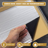 Sound Deadening Dead Mat 20 Sheets 20sq.ft Car Vibration Proofing - Low Angle