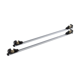 Universal Car Top Roof Rail Rack Cross Bar Aluminium Lockable 1350MM - Top-Down View