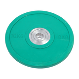 Set of 2 x 10KG PRO Olympic Rubber Bumper Weight Plate