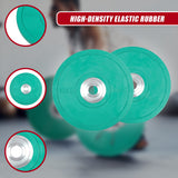 Set of 2 x 10KG PRO Olympic Rubber Bumper Weight Plate - Close-Up Angle