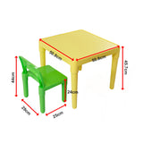 Kids Table and Chairs Play Set Toddler Child Toy Activity Furniture In-Outdoor
