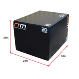 3 IN 1 Foam Plyo Games Plyometric Jump Box - Extra Image