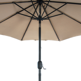 9FT Patio Umbrella Outdoor Garden Table Umbrella with 8 Sturdy Ribs - Front View