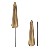 9FT Patio Umbrella Outdoor Garden Table Umbrella with 8 Sturdy Ribs - Extra Image